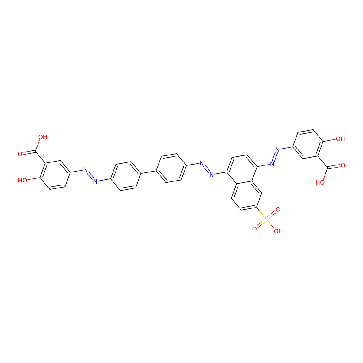 C.I. Direct Brown 101 molecular structure, CAS 25180-44-3
