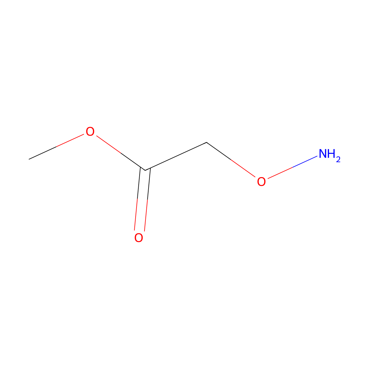 Methyl 2-(aminooxy)acetate molecular structure, CAS 25184-48-9
