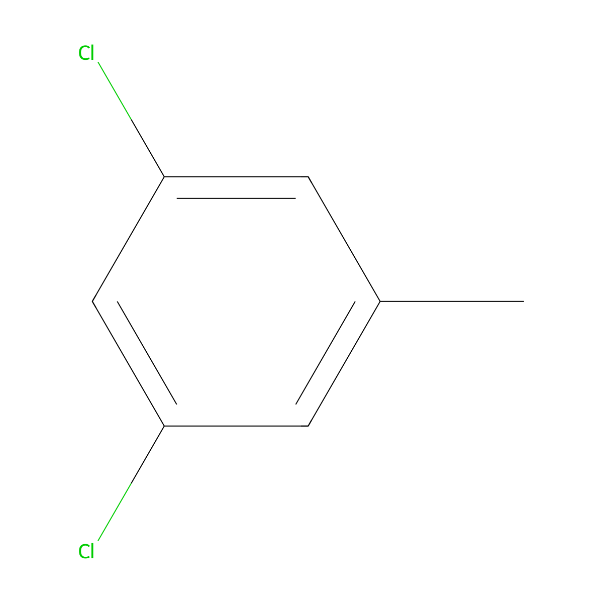 3,5-Dichlorotoluene molecular structure, CAS 25186-47-4