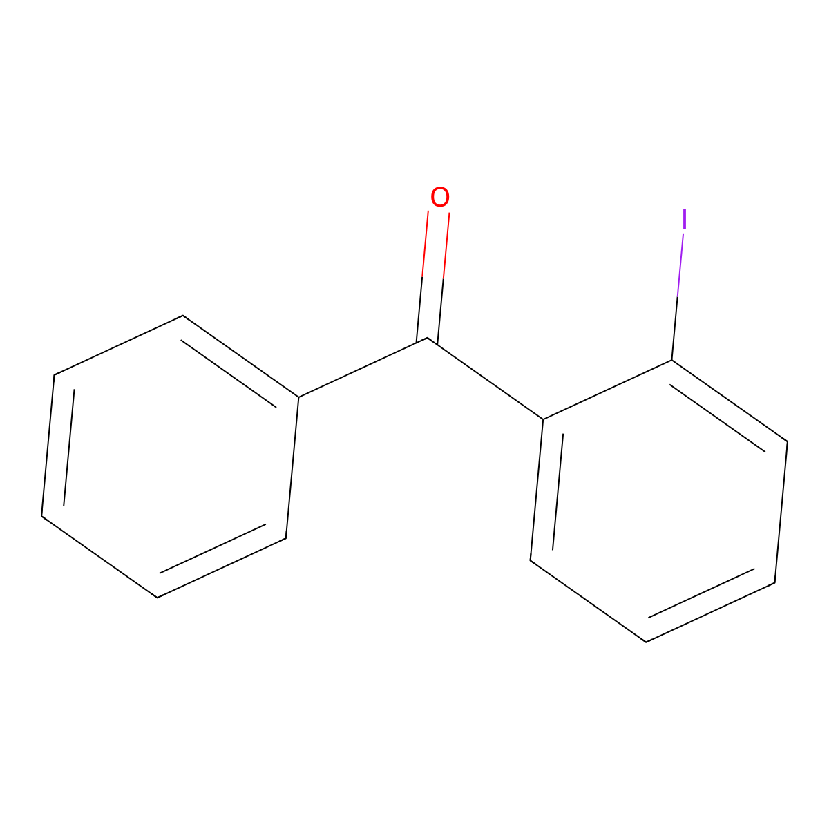 2-Iodobenzophenone molecular structure, CAS 25187-00-2