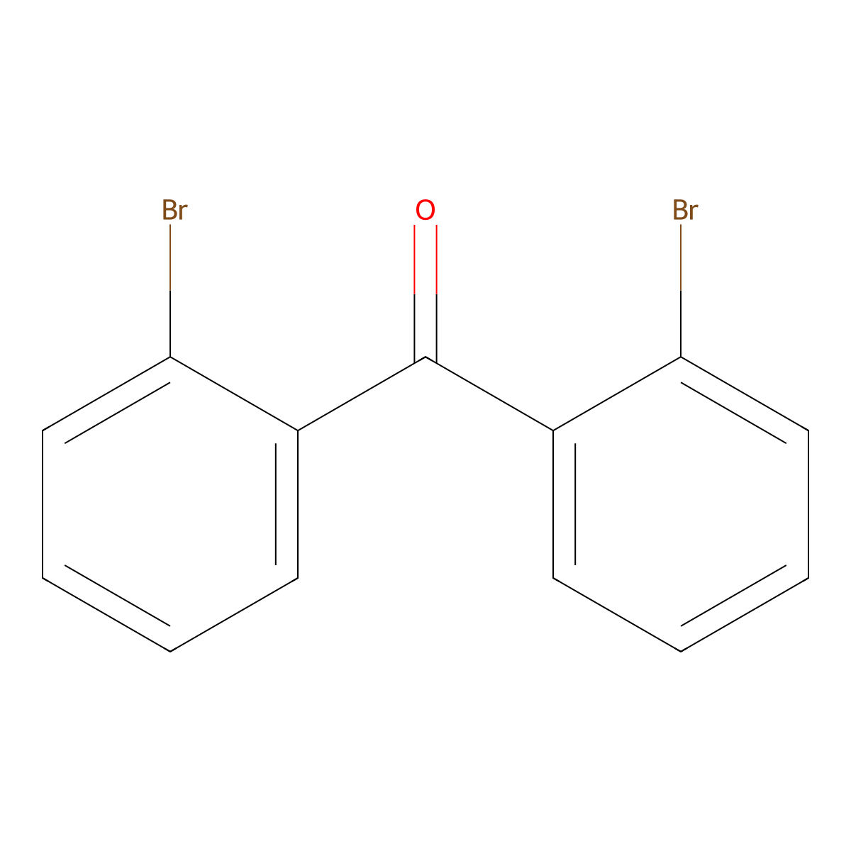 2,2'-Dibromobenzophenone molecular structure, CAS 25187-01-3
