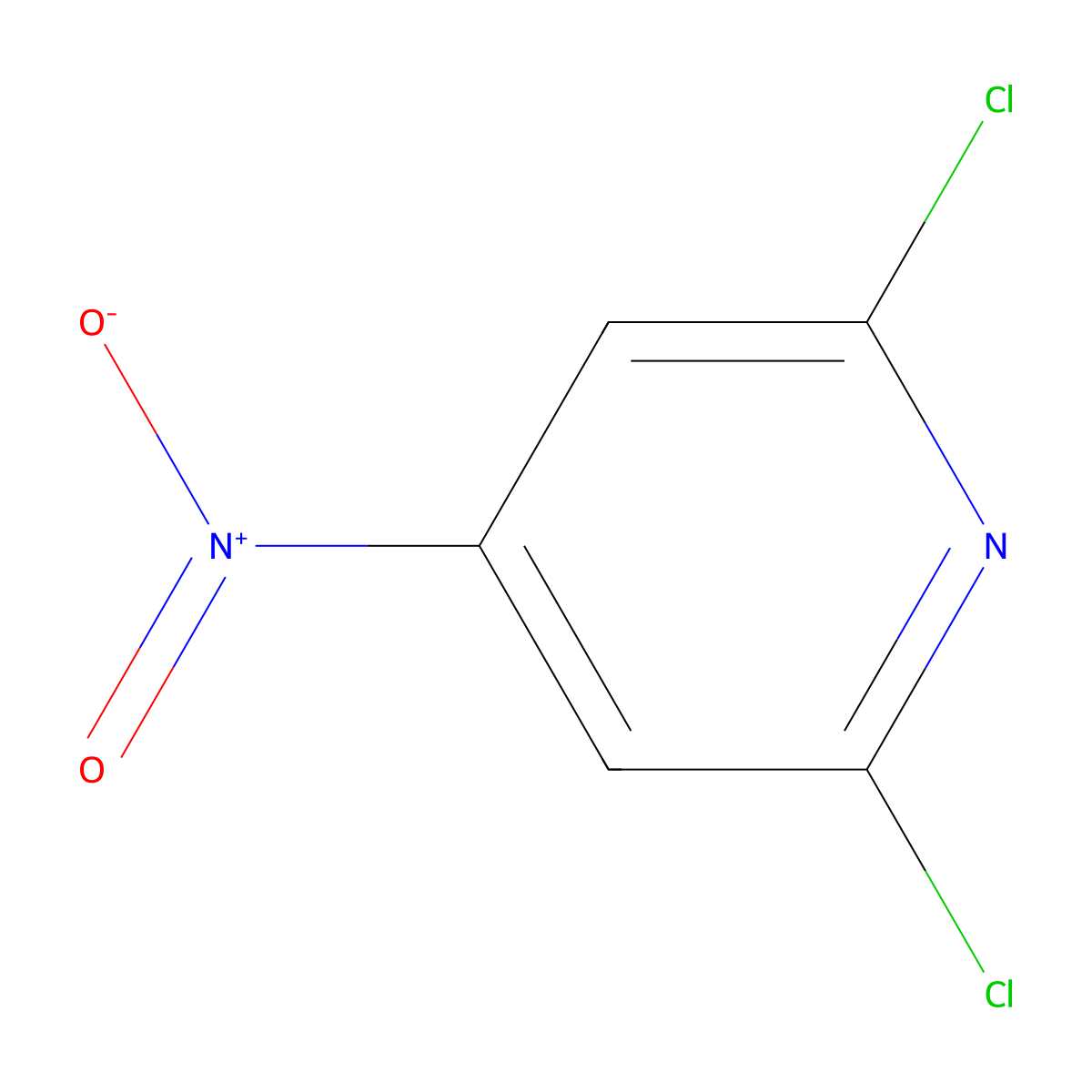 2,6-Dichloro-4-nitropyridine molecular structure, CAS 25194-01-8