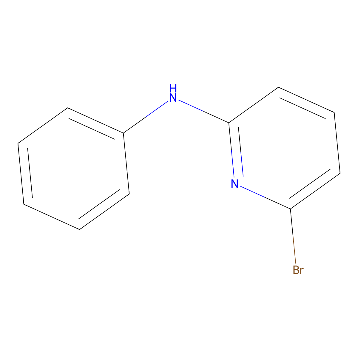 6-bromo-N-phenylpyridin-2-amine molecular structure, CAS 25194-48-3