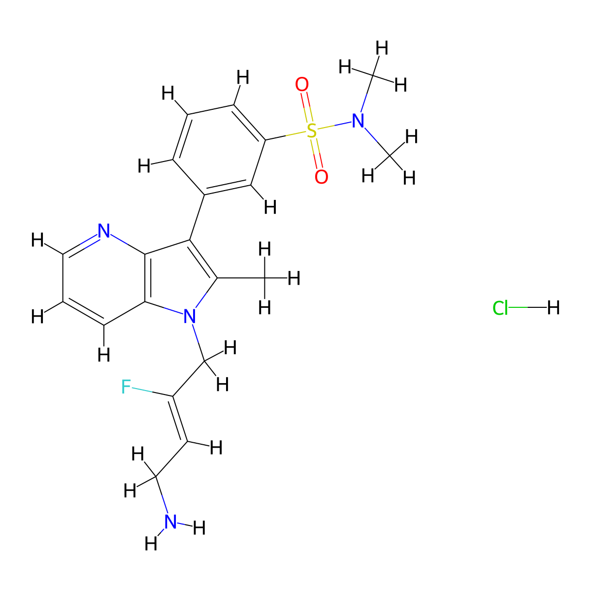 PXS-5153A (monohydrochloride) molecular structure, CAS 2519503-82-1