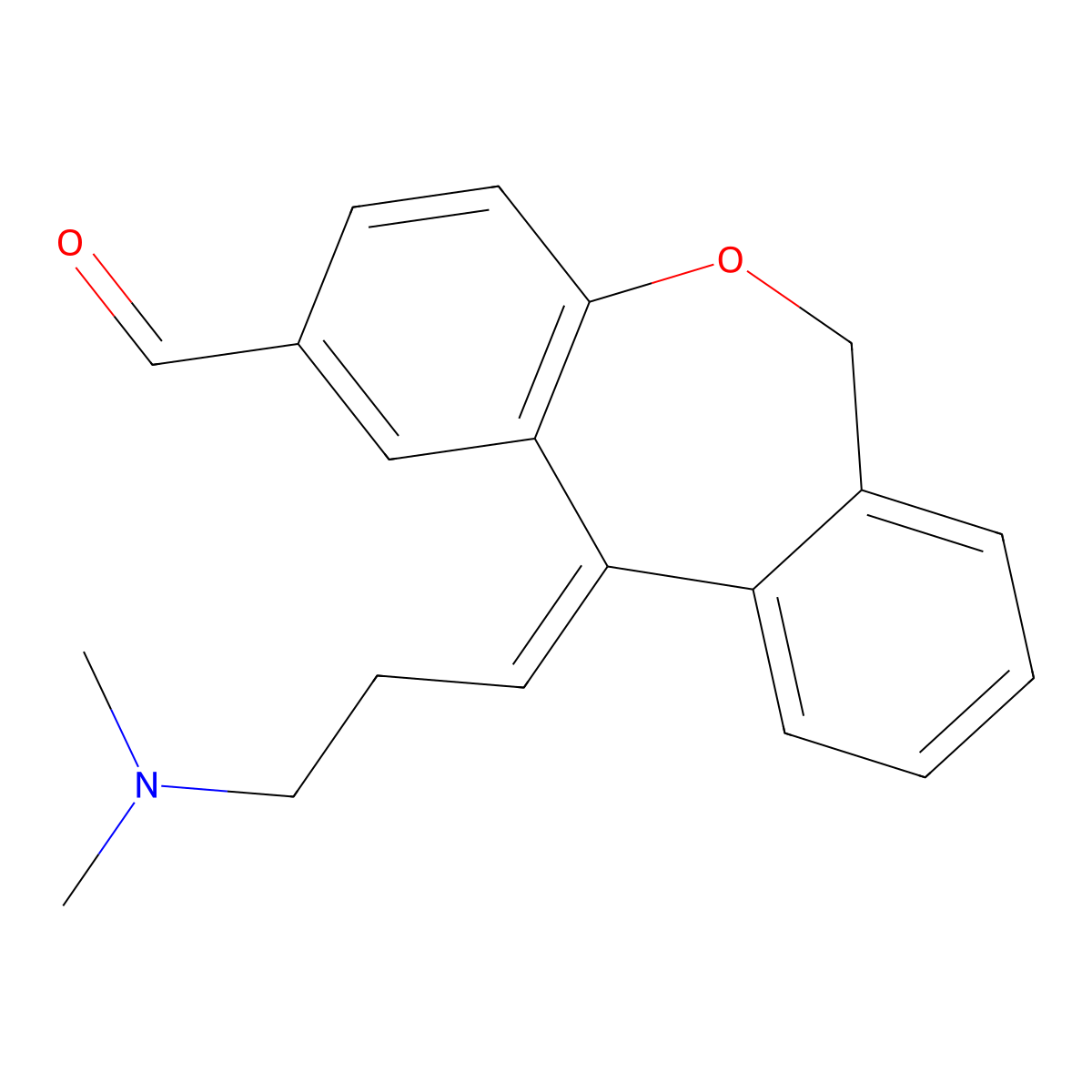 11-(3-(Dimethylamino)propylidene)-6,11-dihydrodibenzo[b,e]oxepine-2-carbaldehyde molecular structure, CAS 2519517-77-0