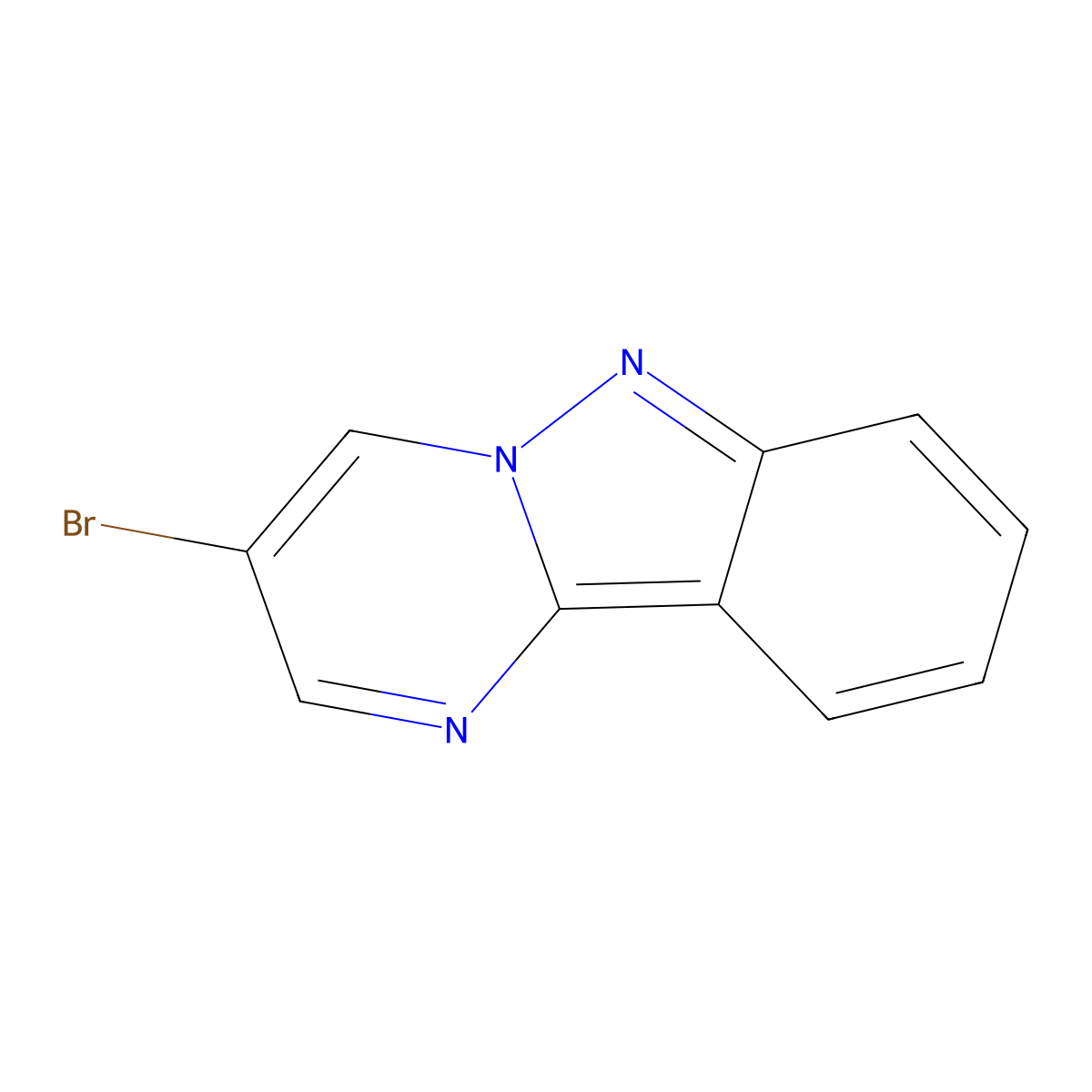 3-Bromopyrimido[1,2-b]indazole molecular structure, CAS 2519585-99-8
