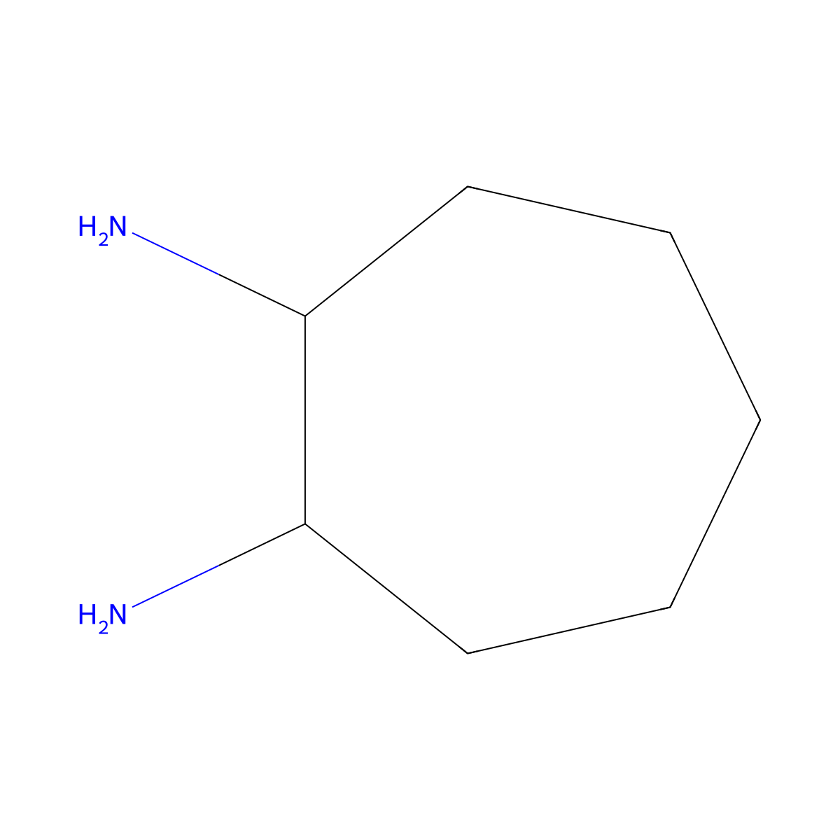 (1R,2S)-Cycloheptane-1,2-diamine molecular structure, CAS 251979-90-5