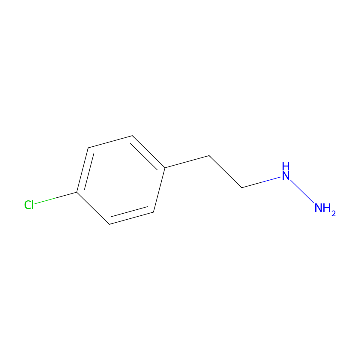 4-Chlorophenelzine molecular structure, CAS 25198-48-5