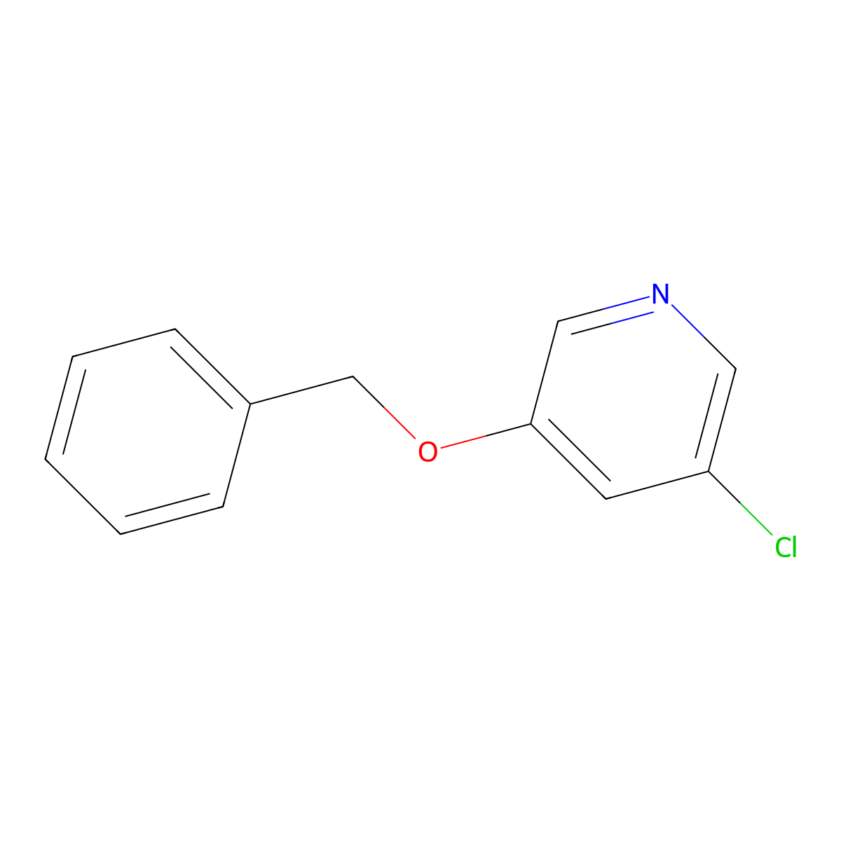 3-(Benzyloxy)-5-chloropyridine molecular structure, CAS 251996-81-3