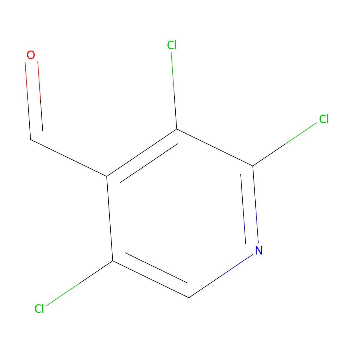 2,3,5-Trichloroisonicotinaldehyde molecular structure, CAS 251997-31-6