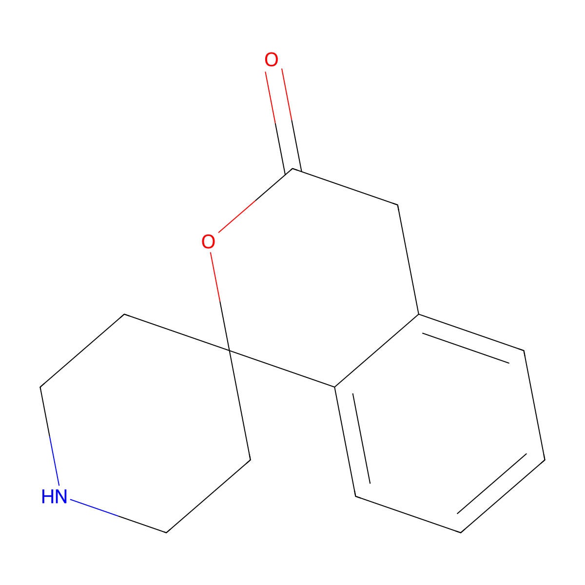 Spiro[isochroman-1,4'-piperidin]-3-one molecular structure, CAS 252002-14-5