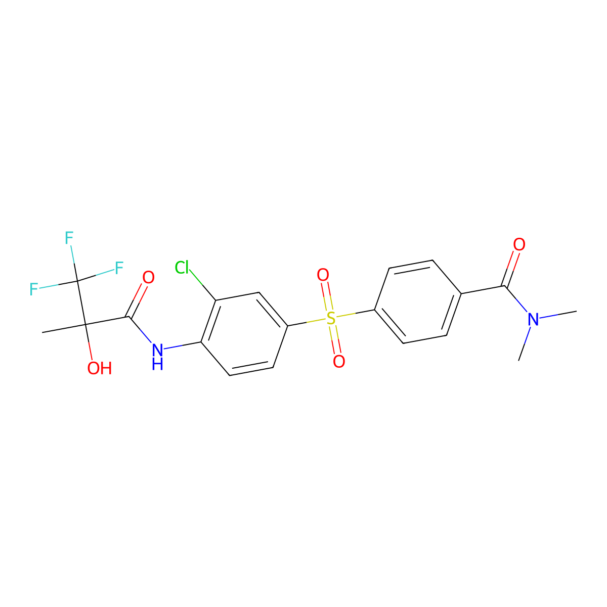 Azd7545 molecular structure, CAS 252017-04-2
