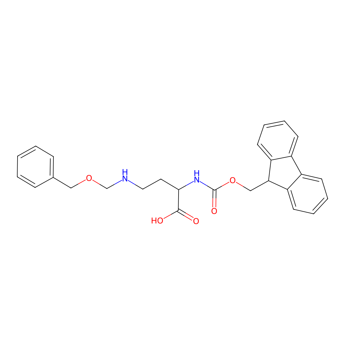 Fmoc-dab(Z)-OH molecular structure, CAS 252049-08-4