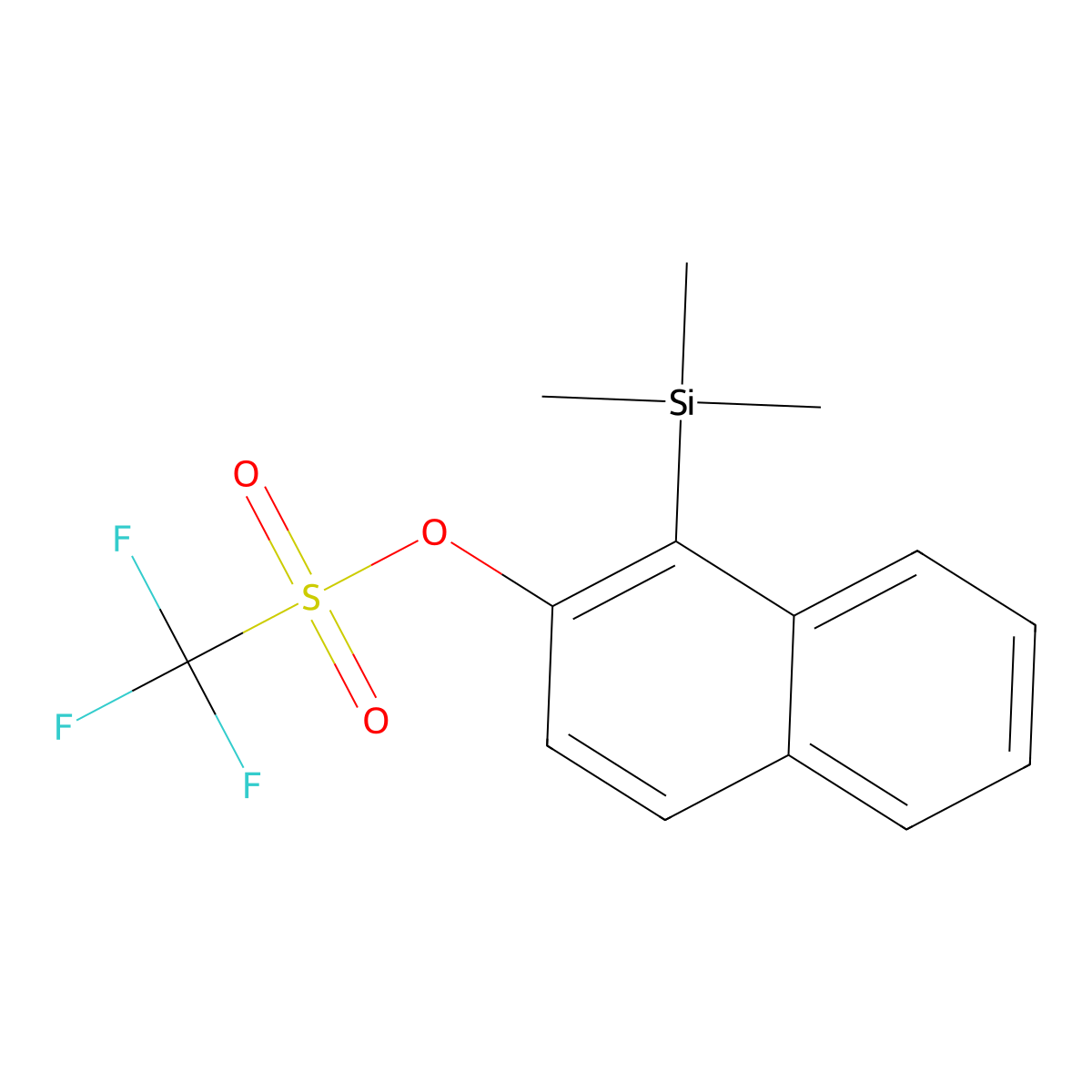 1-(Trimethylsilyl)-2-naphthyl Trifluoromethanesulfonate molecular structure, CAS 252054-88-9