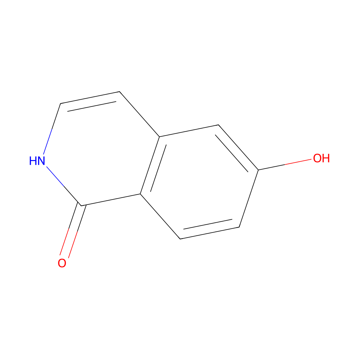 6-hydroxyisoquinolin-1(2H)-one molecular structure, CAS 252061-78-2