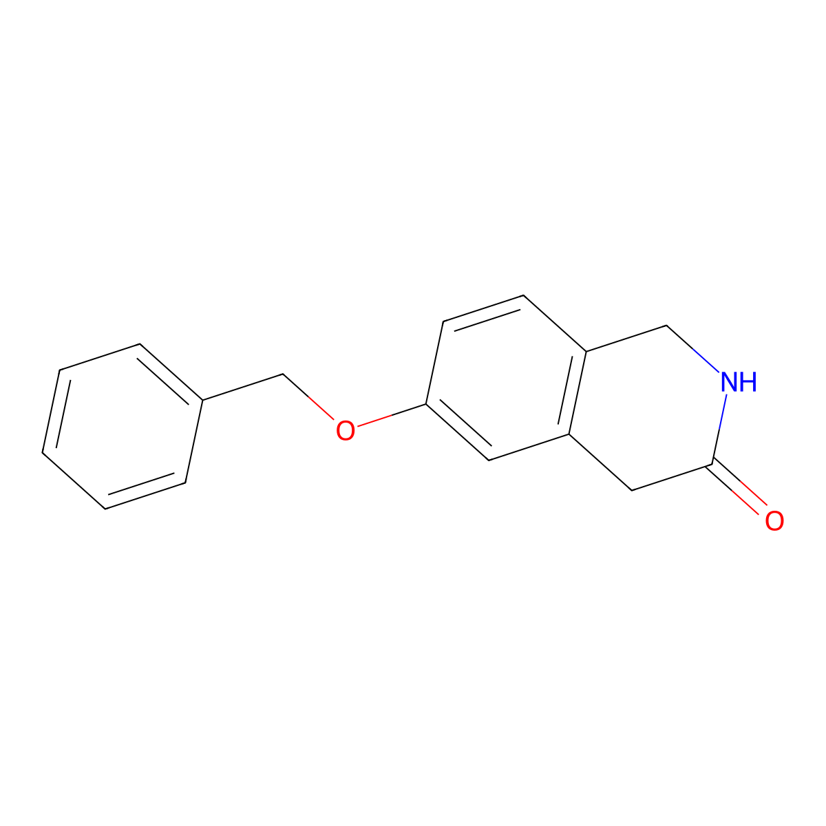 1,4-Dihydro-6-phenylmethoxy-3(2H)-isoquinolinone molecular structure, CAS 252061-87-3