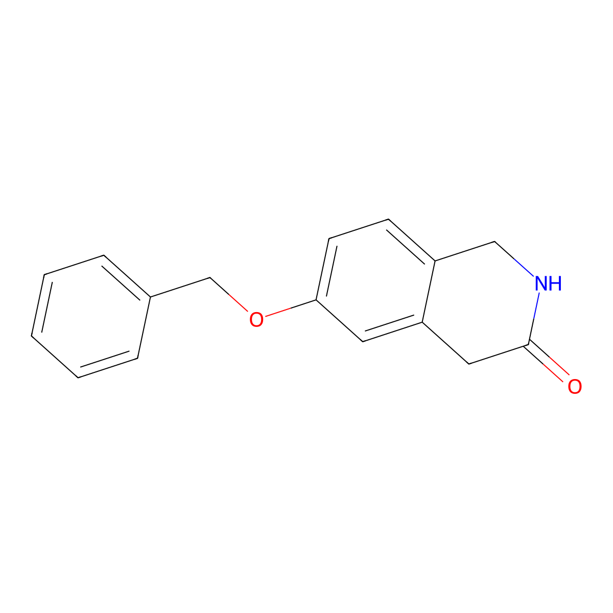 1,4-Dihydro-6-phenylmethoxy-3(2H)-isoquinolinone molecular structure, CAS 252061-87-3