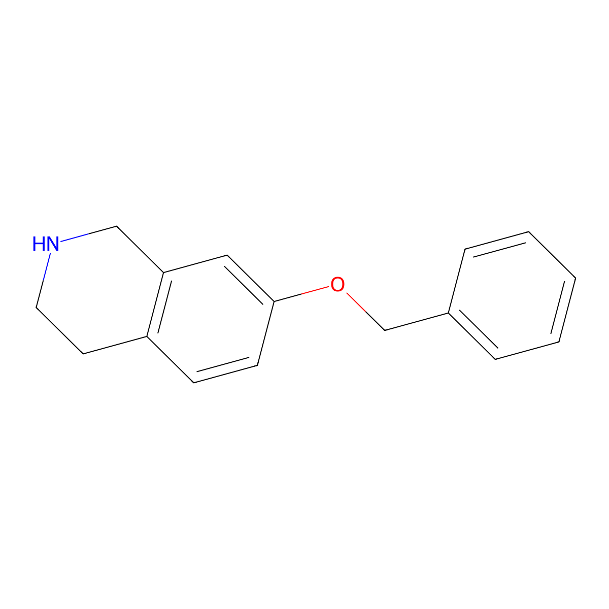 7-(Benzyloxy)-1,2,3,4-tetrahydroisoquinoline molecular structure, CAS 252061-94-2