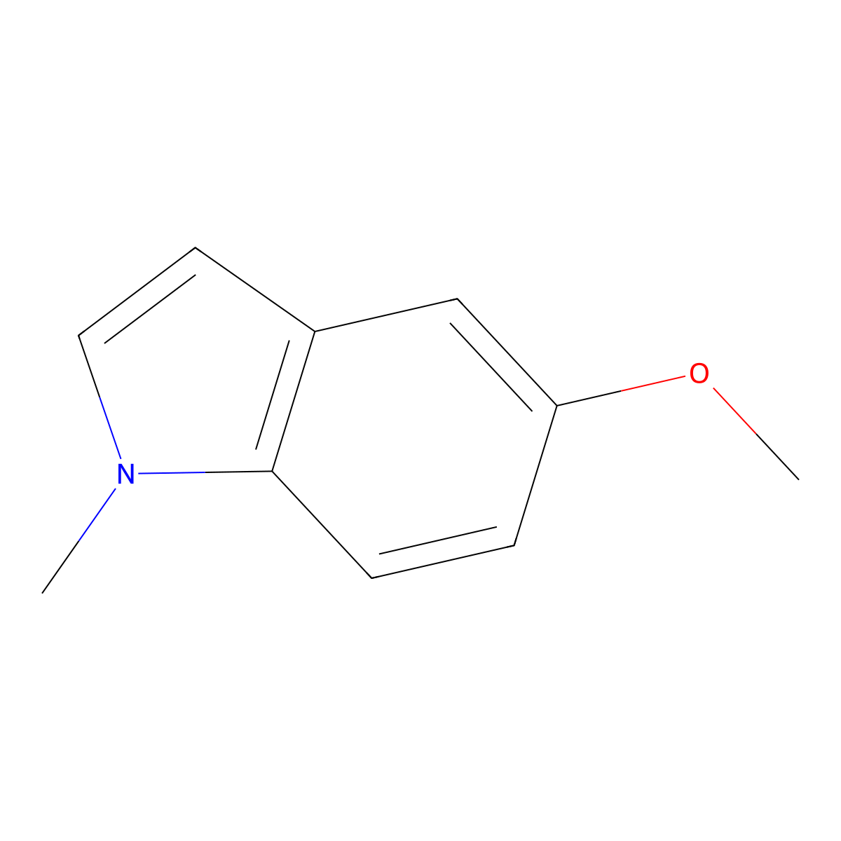 5-methoxy-1-methyl-1H-indole molecular structure, CAS 2521-13-3