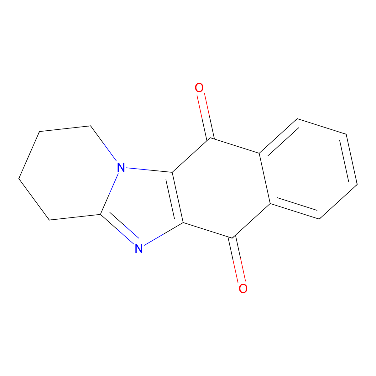 1,2,3,4-Tetrahydronaphtho[2',3':4,5]imidazo[1,2-a]pyridine-6,11-dione molecular structure, CAS 25219-83-4