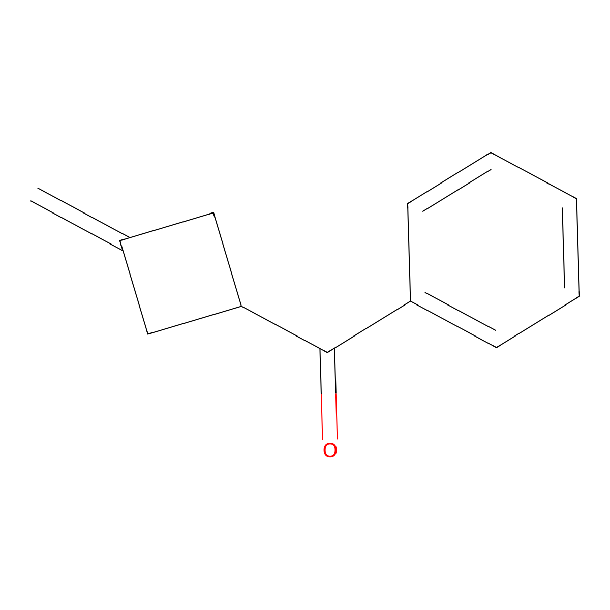 (3-Methylidenecyclobutyl)(phenyl)methanone molecular structure, CAS 25220-03-5