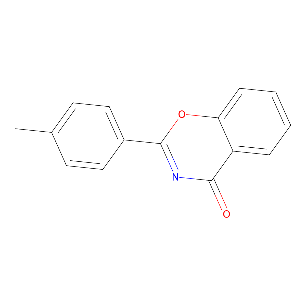 2-(4-Methylphenyl)-1,3-benzoxazin-4-one molecular structure, CAS 25225-62-1