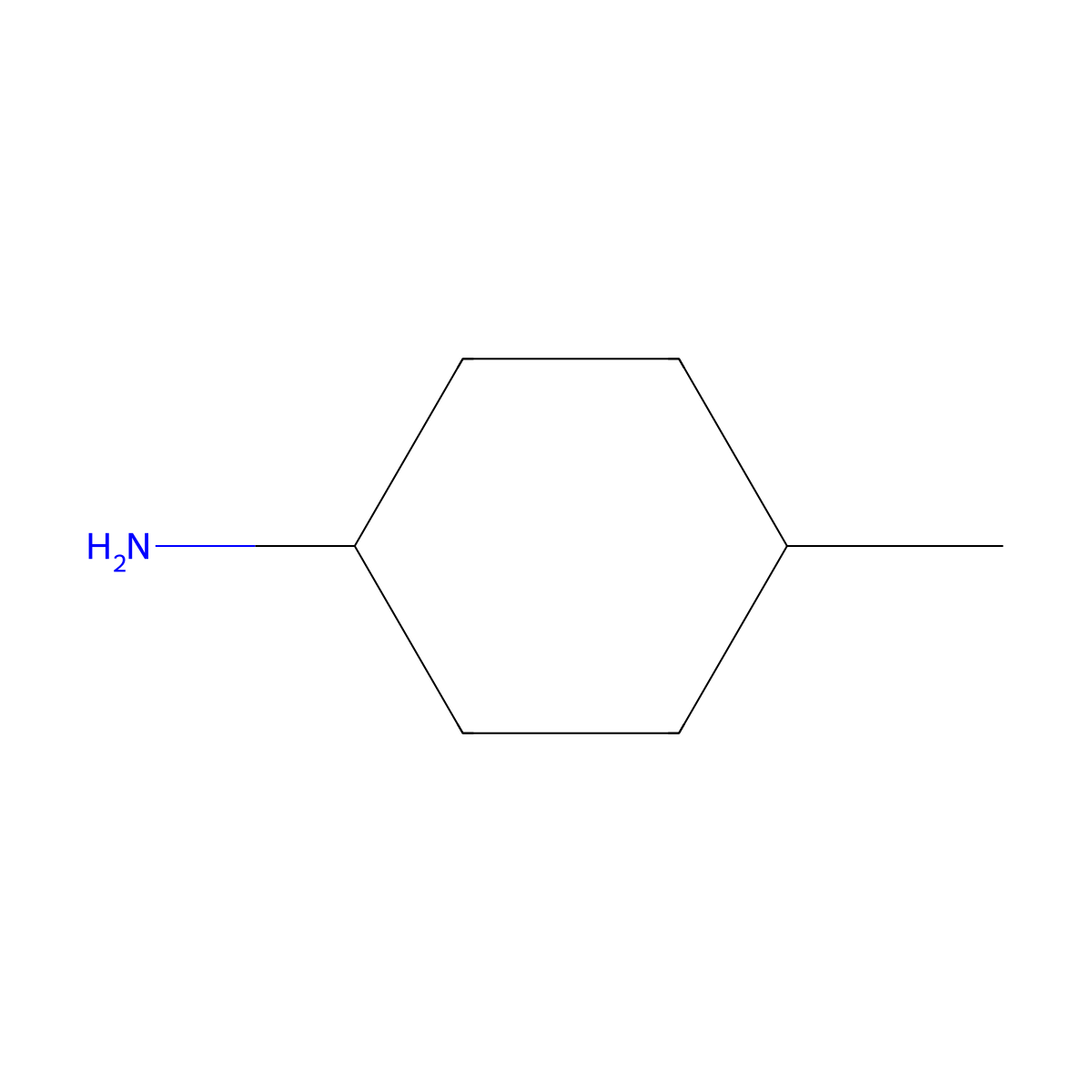 4-Methylcyclohexylamine molecular structure, CAS 2523-56-0
