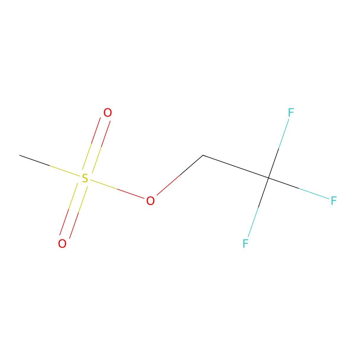 2,2,2-Trifluoroethyl Methanesulfonate molecular structure, CAS 25236-64-0