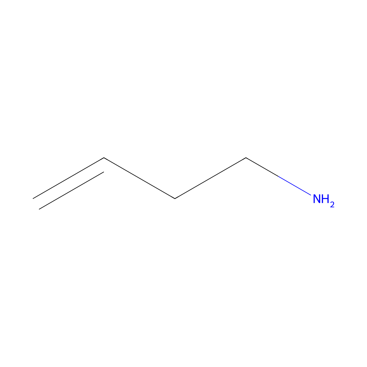 3-Buten-1-amine molecular structure, CAS 2524-49-4