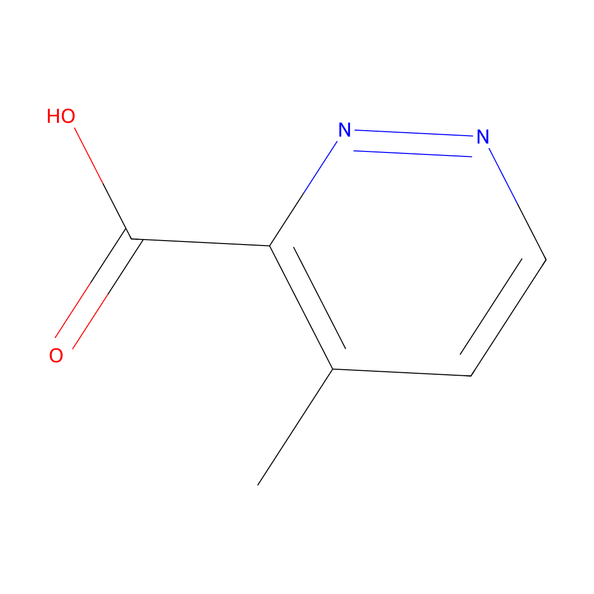 4-Methylpyridazine-3-carboxylic acid molecular structure, CAS 25247-28-3