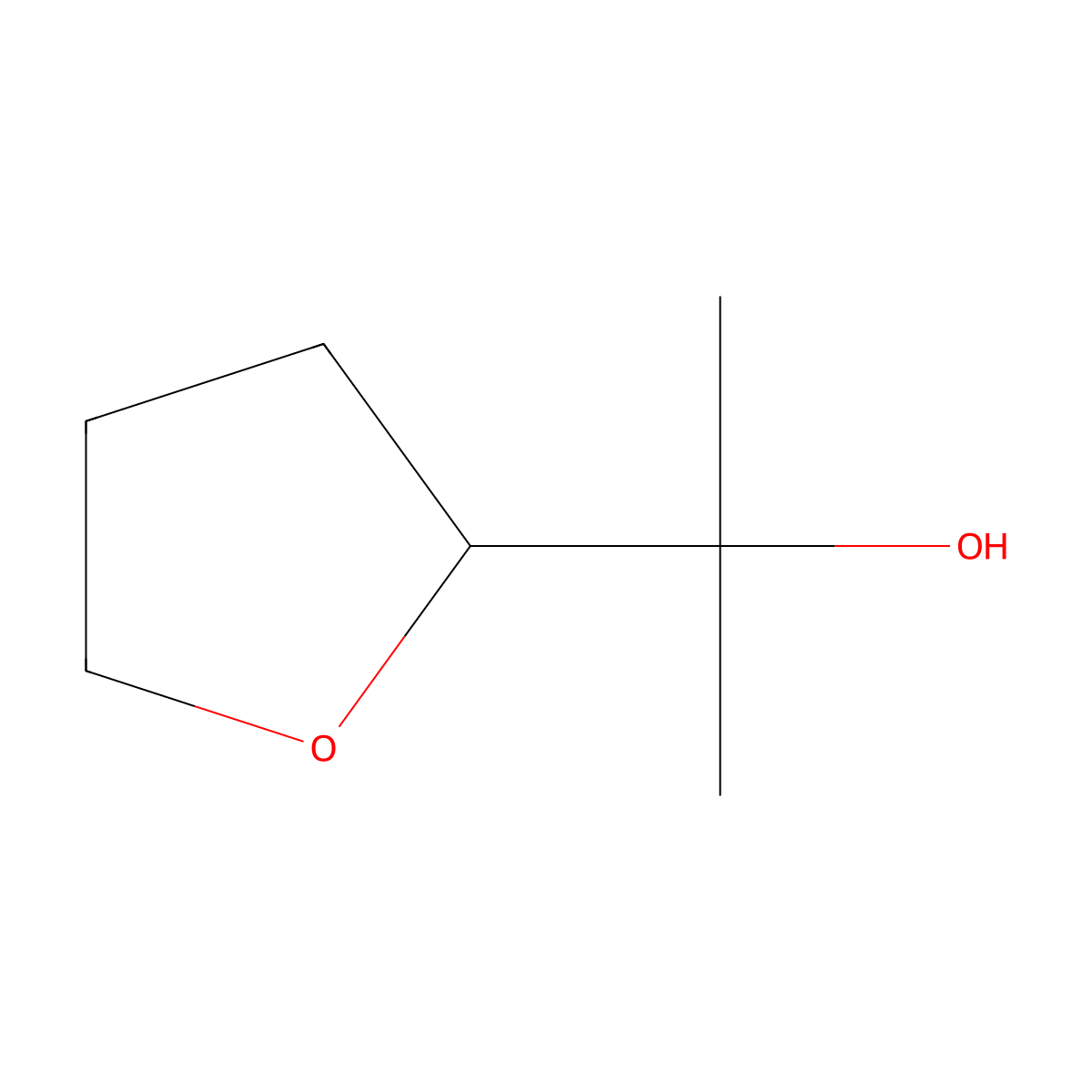 2-(Oxolan-2-yl)propan-2-ol molecular structure, CAS 25252-62-4