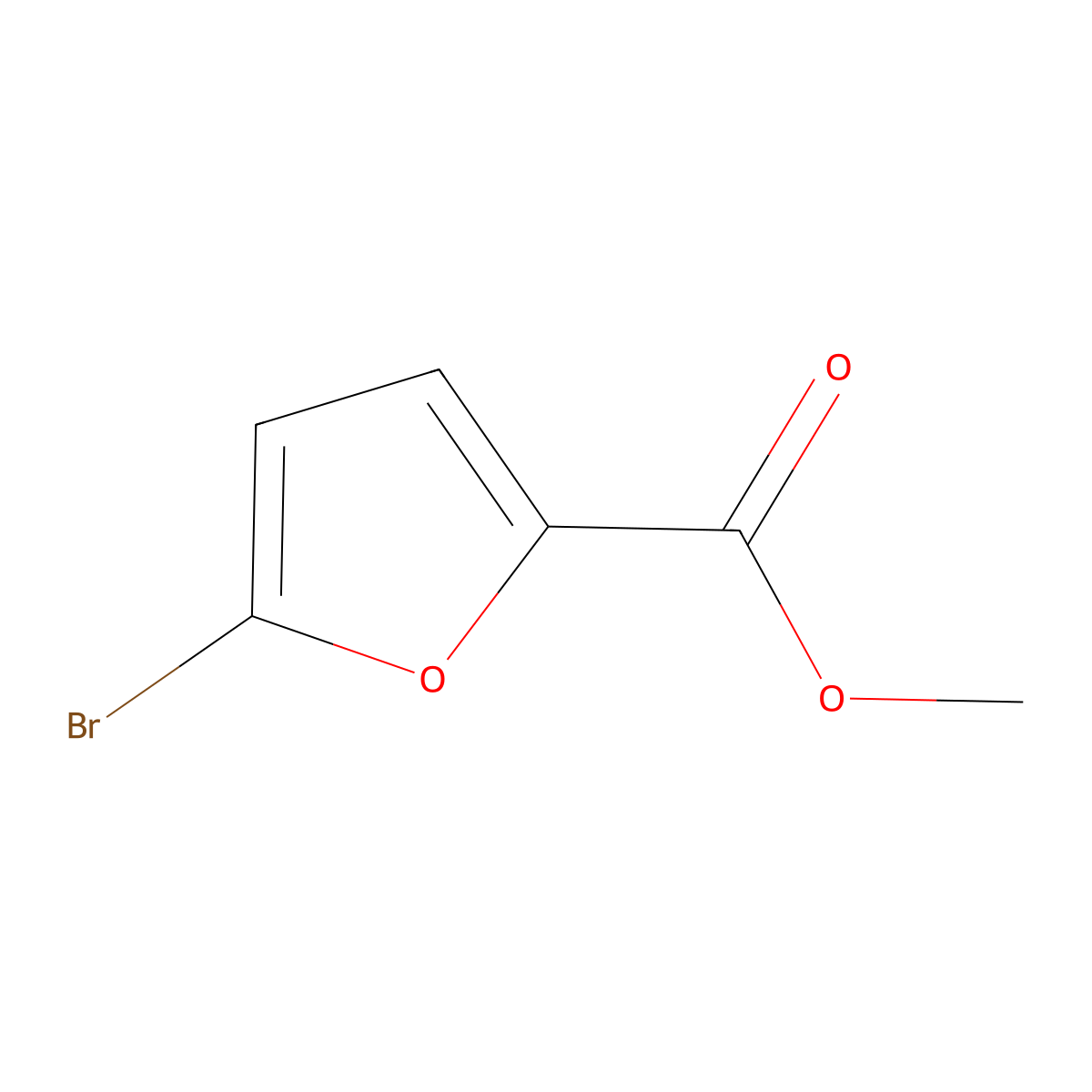 Methyl 5-bromofuran-2-carboxylate molecular structure, CAS 2527-99-3