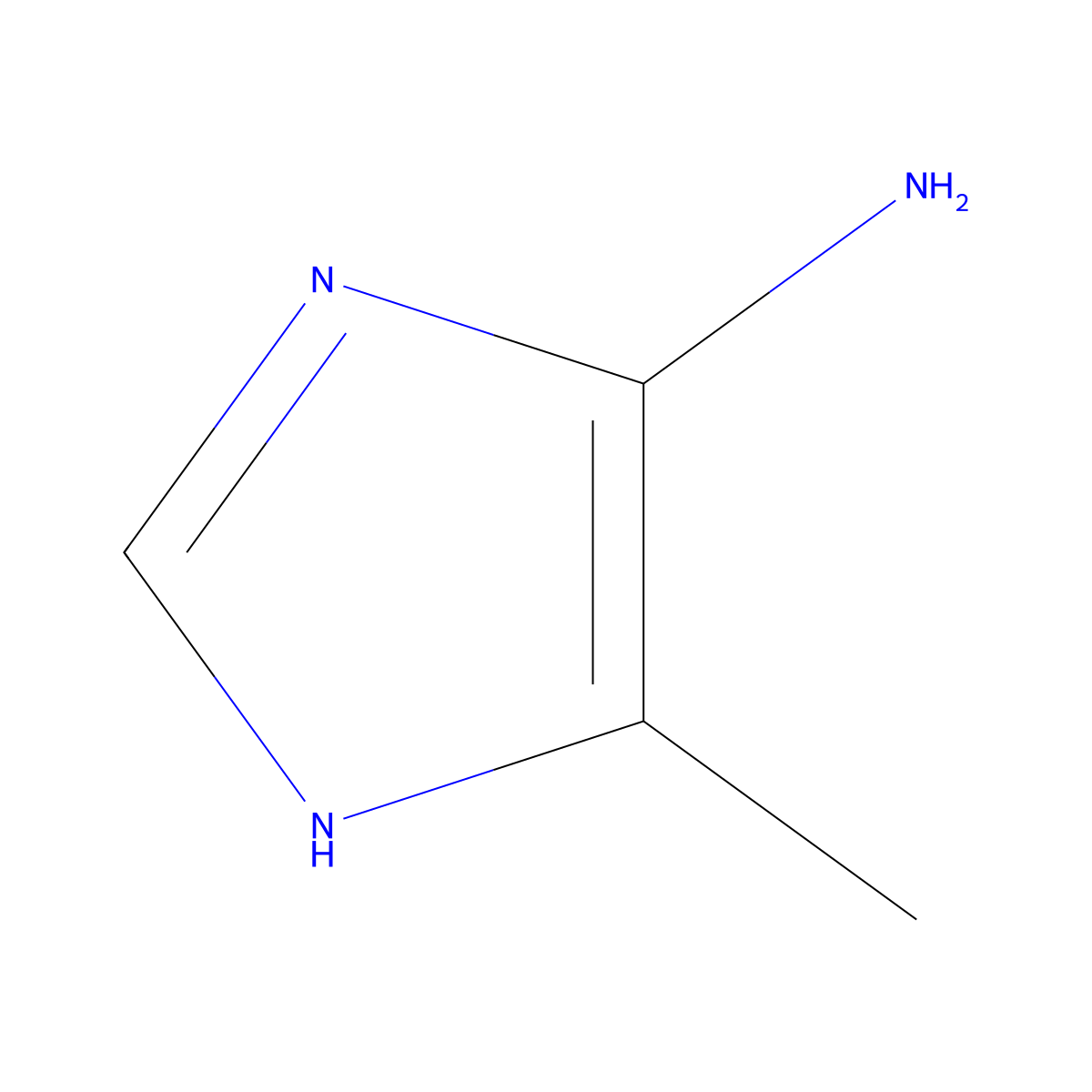 5-Methyl-1H-imidazol-4-amine molecular structure, CAS 25271-84-5