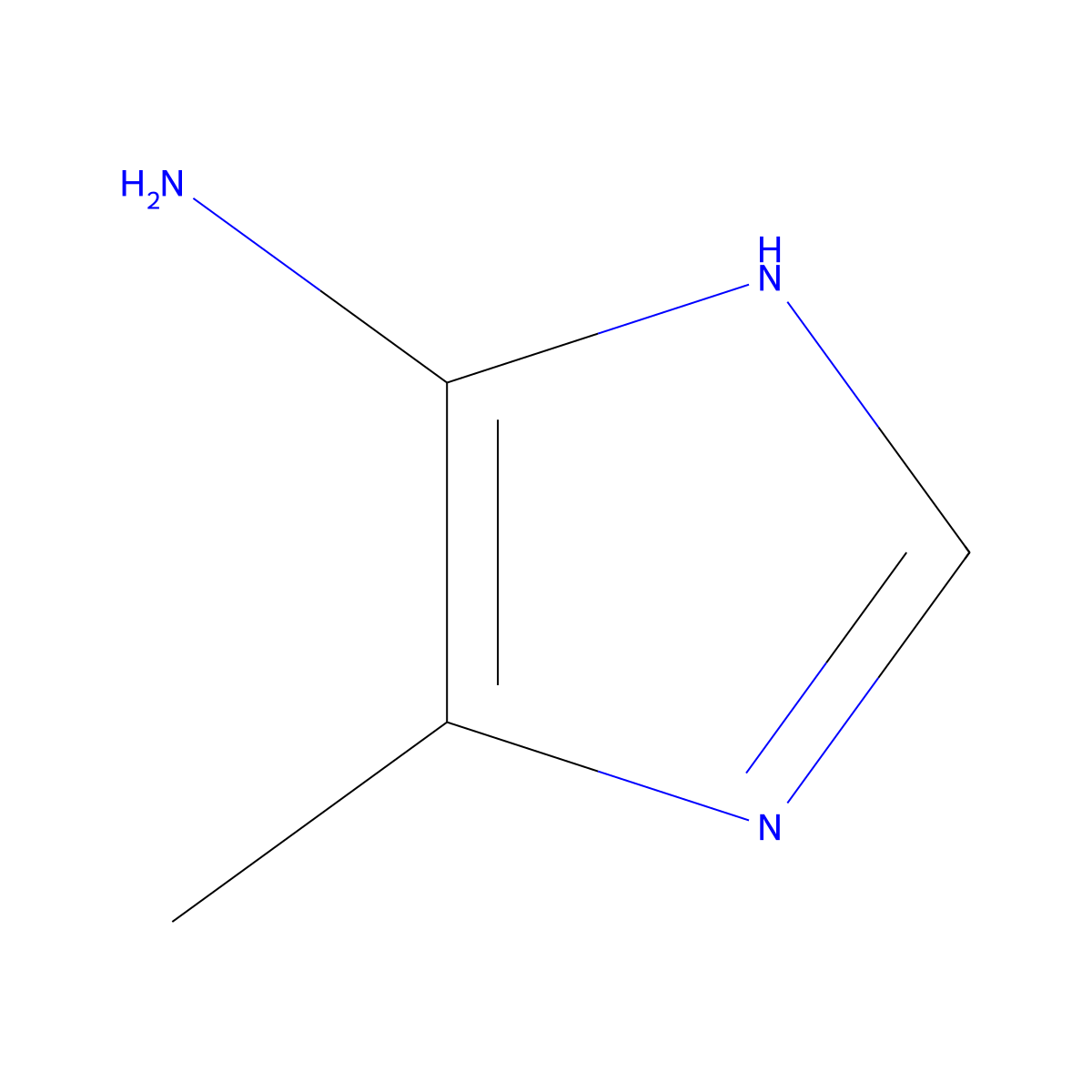 5-Methyl-1H-imidazol-4-amine molecular structure, CAS 25271-84-5