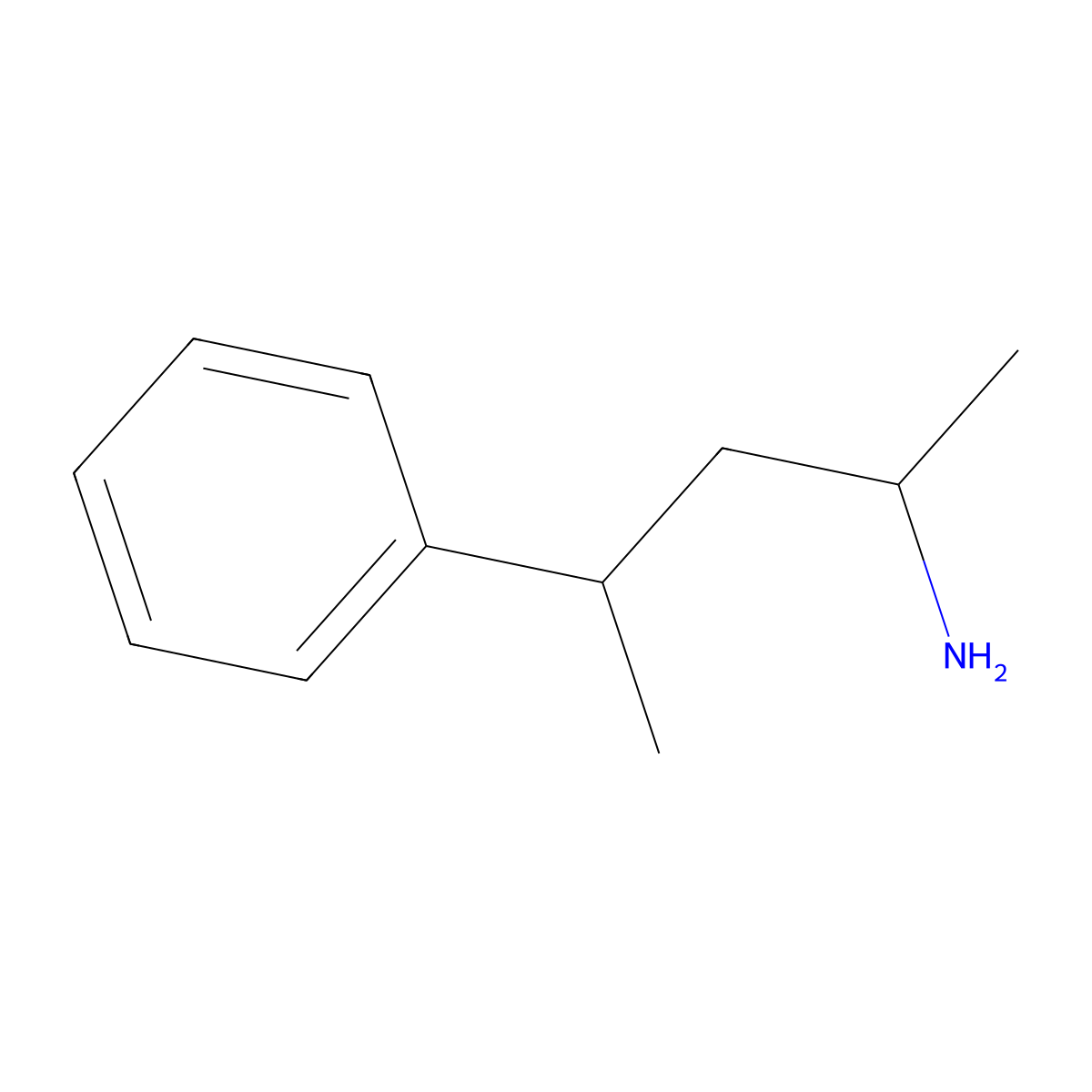 4-Phenylpentan-2-amine molecular structure, CAS 252765-80-3