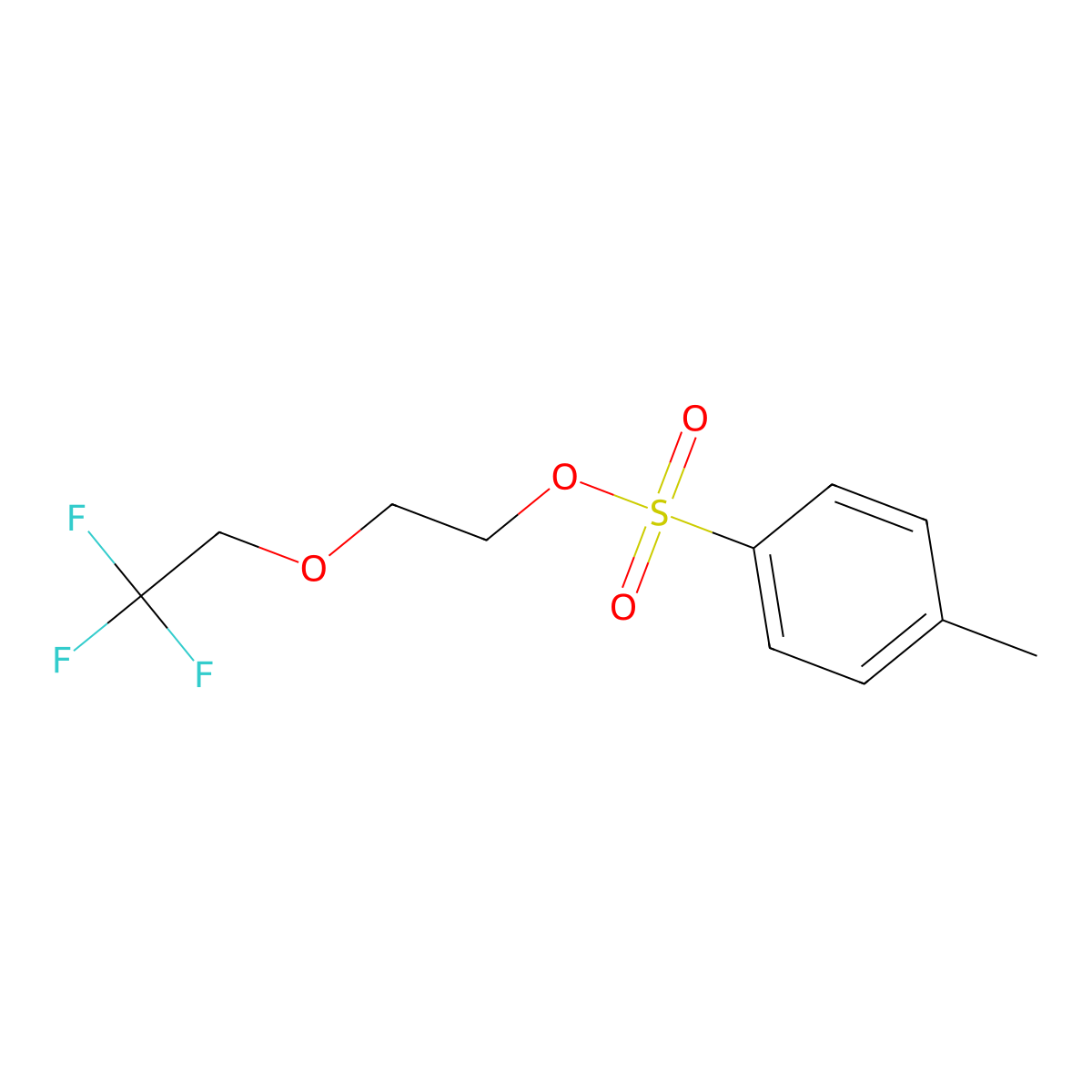 2-(2,2,2-Trifluoroethoxy)ethyl p-toluenesulfonate molecular structure, CAS 252947-90-3