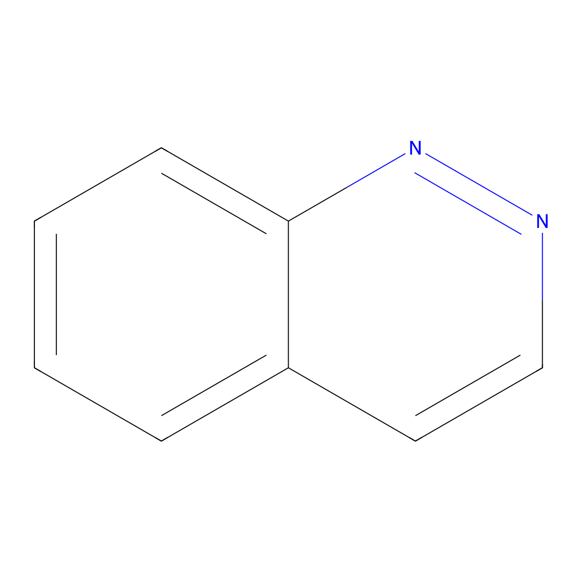 Cinnoline molecular structure, CAS 253-66-7