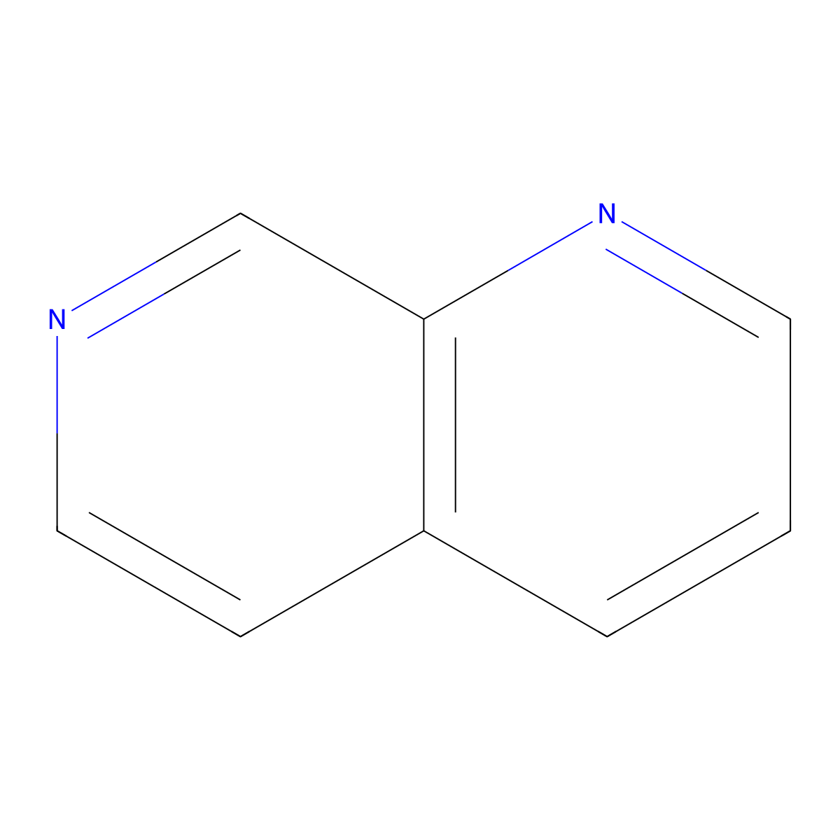 1,7-Naphthyridine molecular structure, CAS 253-69-0