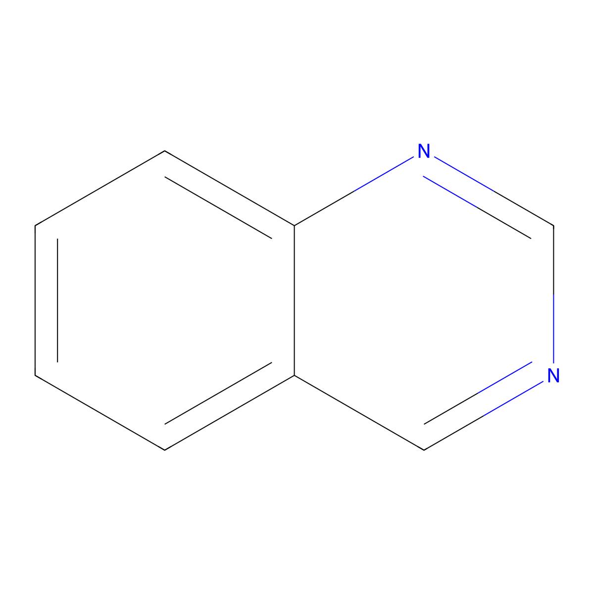 Quinazoline molecular structure, CAS 253-82-7