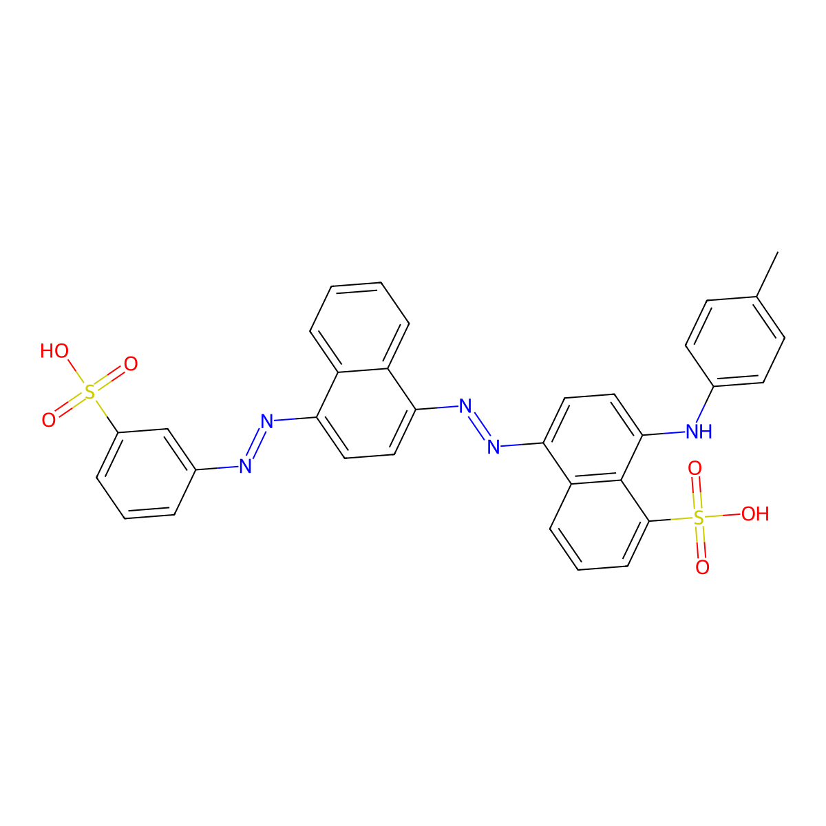 Acid Blue 120 parent molecular structure, CAS 25305-91-3