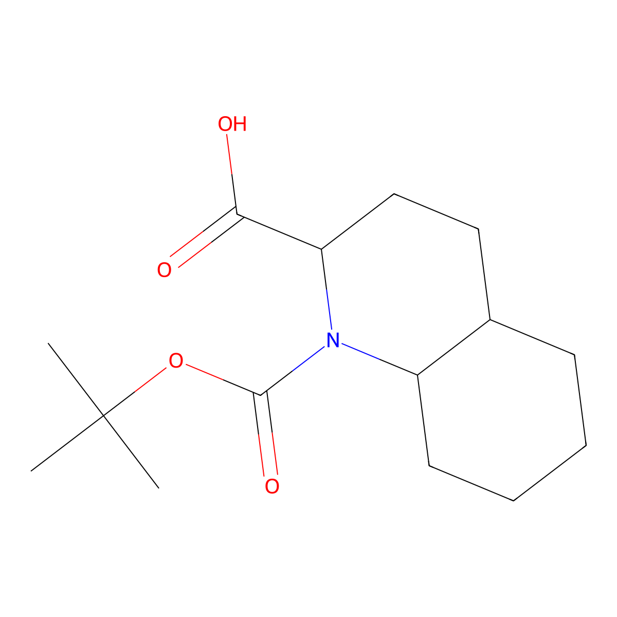 1-[(Tert-butoxy)carbonyl]-decahydroquinoline-2-carboxylic acid molecular structure, CAS 253136-30-0