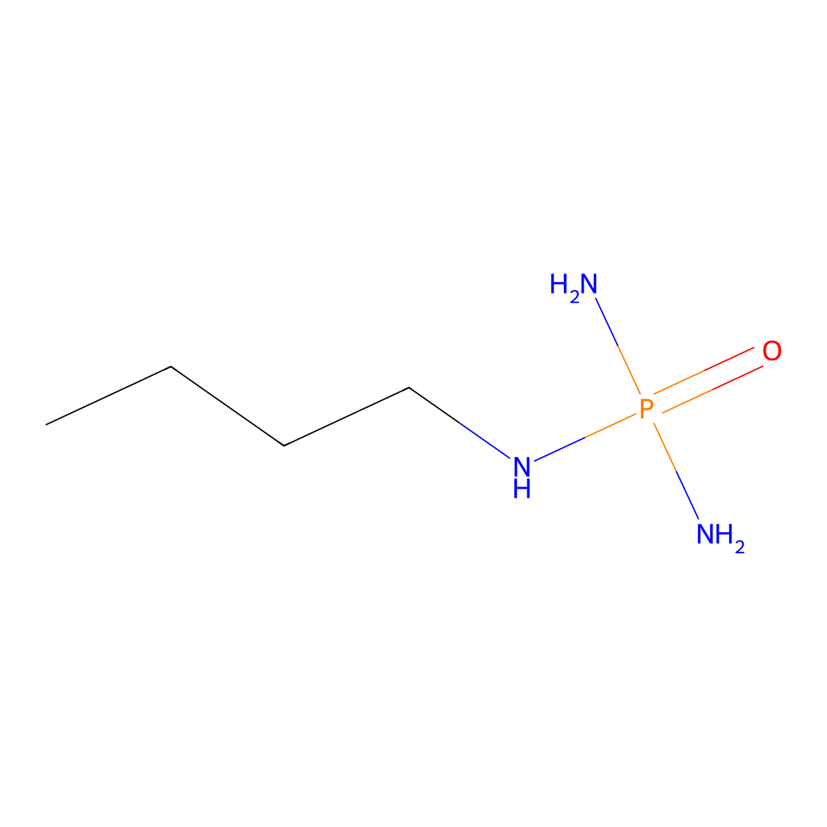 N-(n-Butyl)phosphoric Triamide molecular structure, CAS 25316-39-6