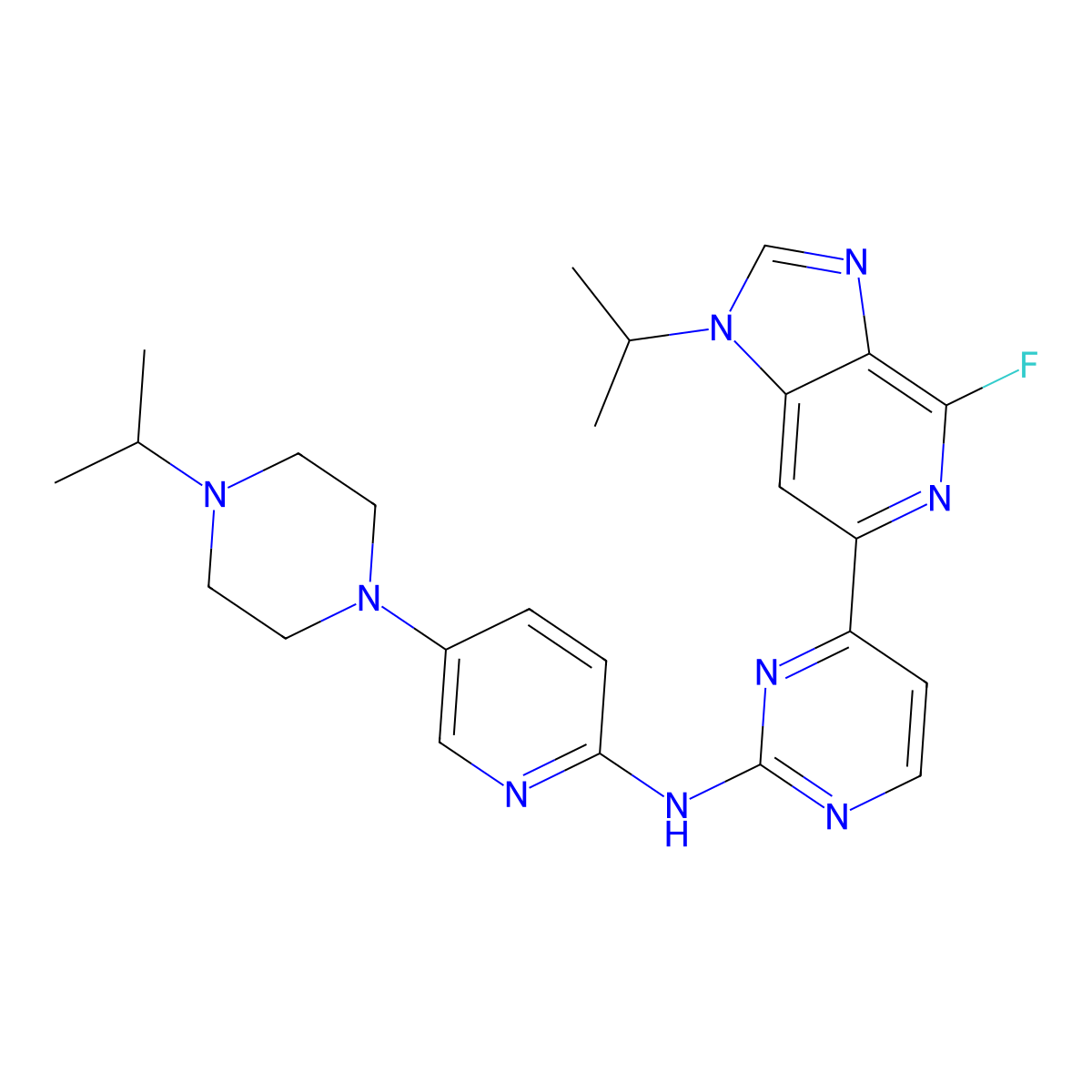 Cdk2/4/6-IN-2 molecular structure, CAS 2531748-80-6
