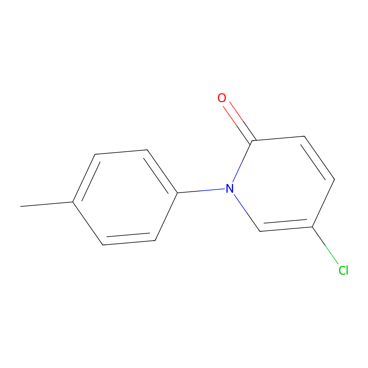 5-Chloro-1-(4-methylphenyl)pyridin-2(1H)-one molecular structure, CAS 253273-98-2