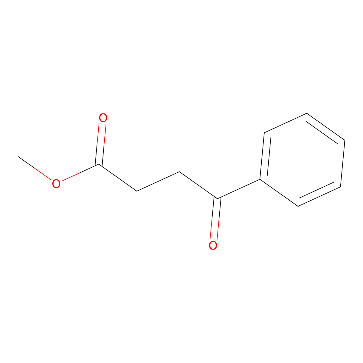 Benzenebutanoic acid, gamma-oxo-, methyl ester molecular structure, CAS 25333-24-8