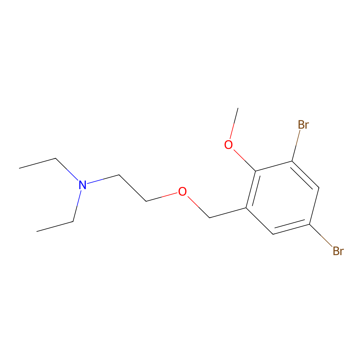 Spasmolytol molecular structure, CAS 25333-96-4