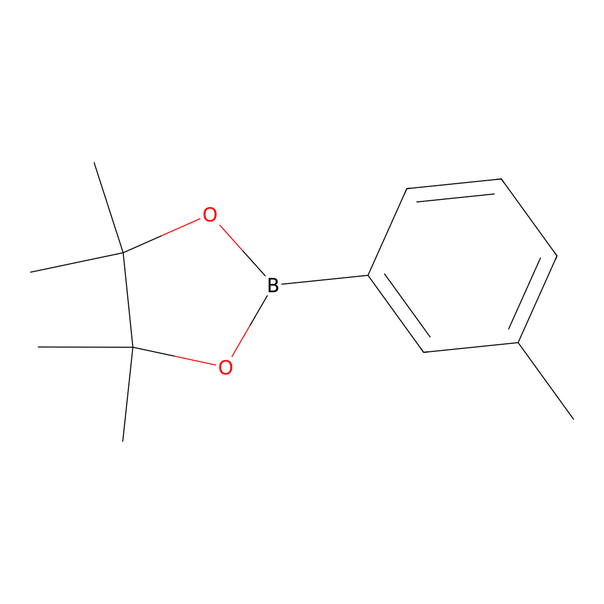 4,4,5,5-Tetramethyl-2-(m-tolyl)-1,3,2-dioxaborolane molecular structure, CAS 253342-48-2