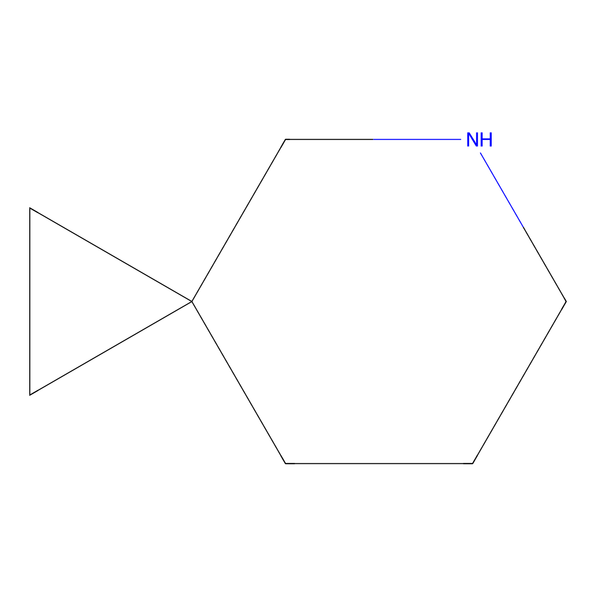 5-Azaspiro[2.5]octane molecular structure, CAS 25337-01-3