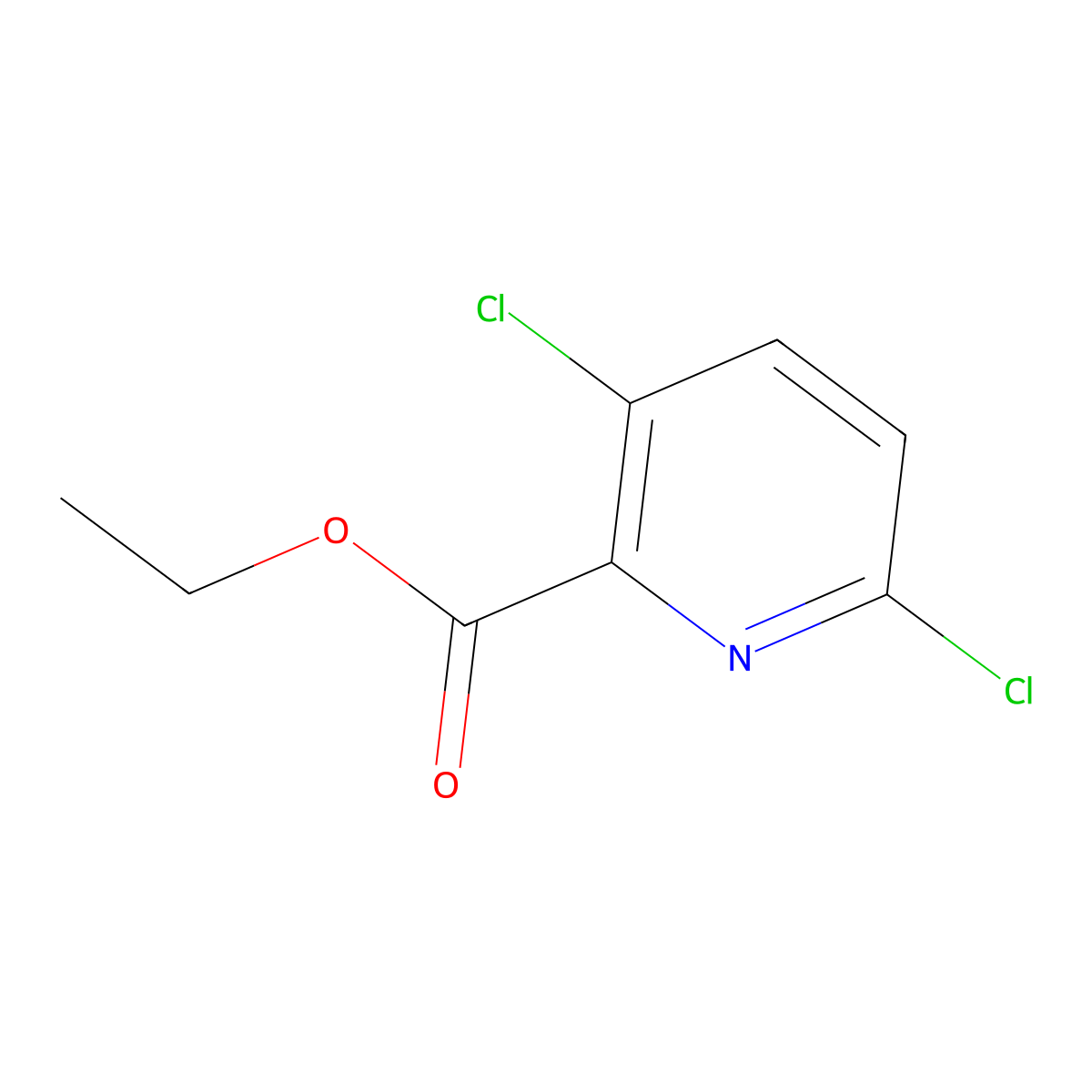 Ethyl 3,6-dichloropyridine-2-carboxylate molecular structure, CAS 253440-88-9