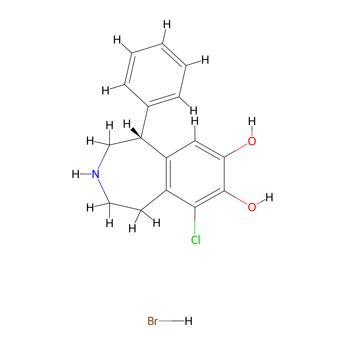 R(+)-SKF-81297 hydrobromide molecular structure, CAS 253446-15-0